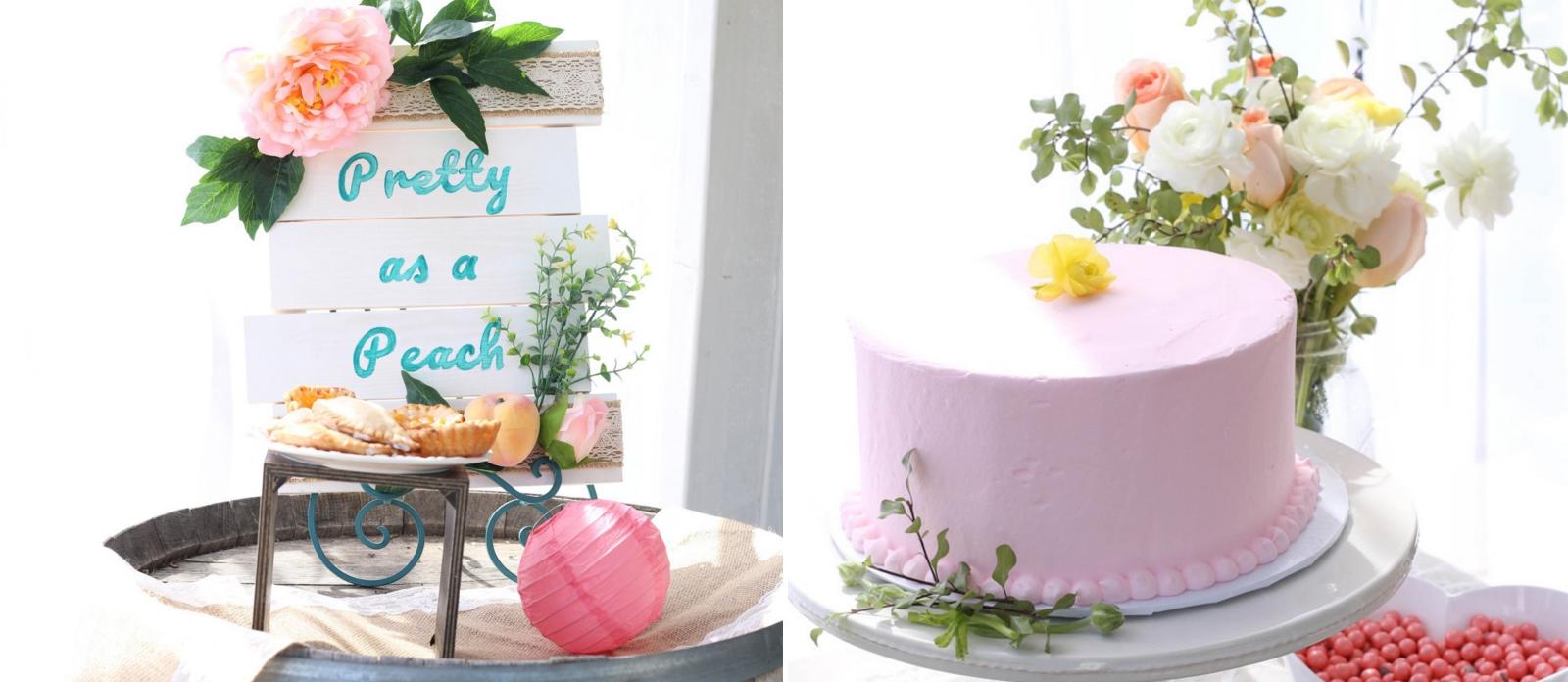 Pretty as a Peach DIY Wood Sign