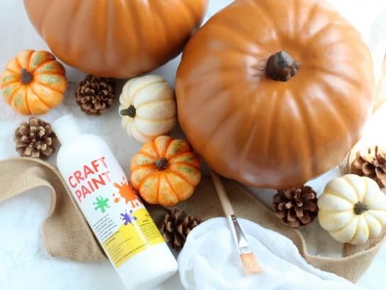 DIY White Washed Farmhouse Pumpkin | Fun365